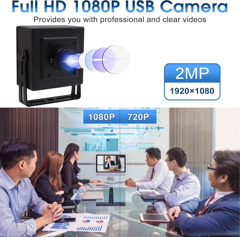 ELP 1080P Full HD Webkamera USB 2.0 100fps OTG Android Windows Linux Mac kompatibilis