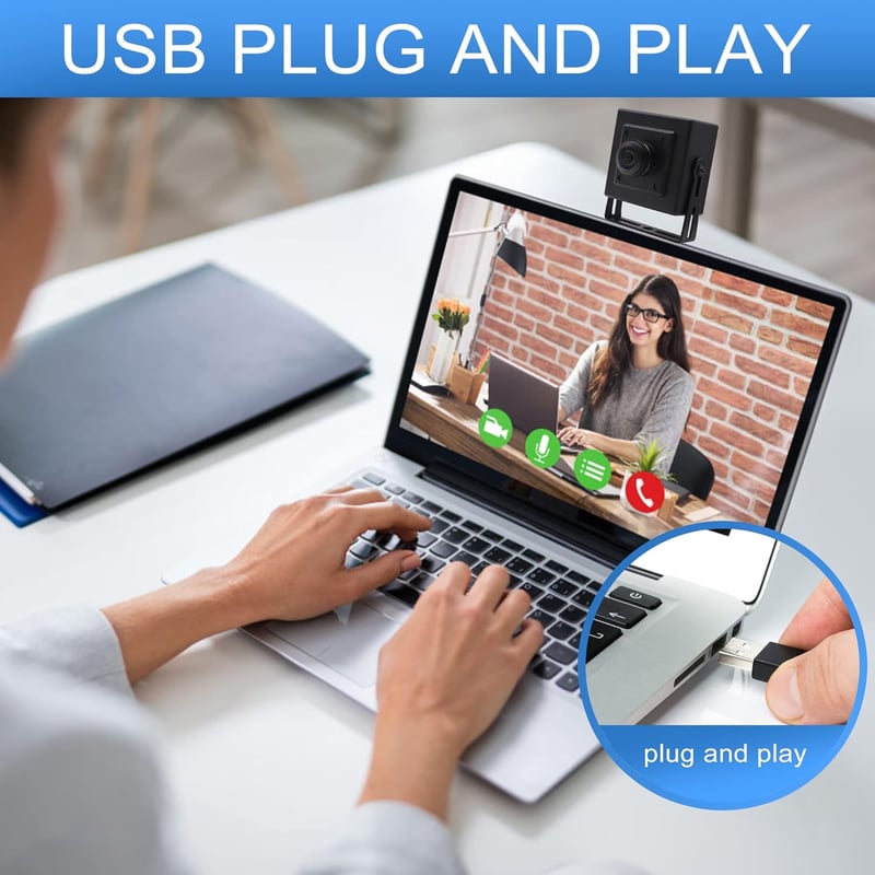 ELP 1080P Full HD Webkamera USB 2.0 100fps OTG Android Windows Linux Mac kompatibilis