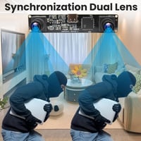 ELP 1200P 3D Stereo USB Kamera Dual Lencse 120fps Arcfelismerés QR Kód Szkenner 2