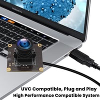 ELP 12MP 120fps USB Kamera Modul 4K Golfütés Ipari Lencse 110° Plug and Play 5