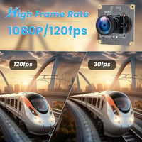 ELP 12MP 120fps USB Kamera Modul 4K Golfütés Ipari Lencse 110° Plug and Play 2