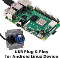 ELP 12MP 120fps USB Kamera Modul 4K Golfütés Ipari Lencse 110° Plug and Play 8