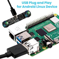 ELP 3D Stereo USB Kamera 120fps Global Shutter Raspberry Pi Mac Linux Windows 8