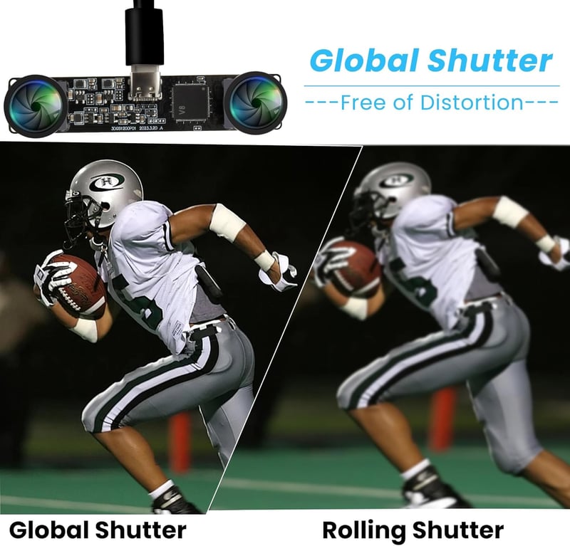 ELP 3D Stereo USB Kamera 120fps Global Shutter Raspberry Pi Mac Linux Windows