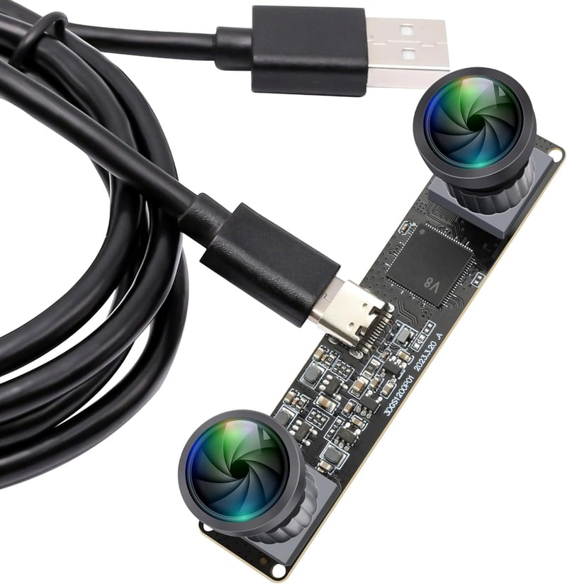 ELP 3D Stereo USB Kamera 120fps Global Shutter Raspberry Pi Mac Linux Windows