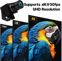 ELP 4K HDMI USB Webkamera 2.8-12mm Varifokusz Lencse, 2160P Ultra HD Kamera Élő Közvetítéshez 3