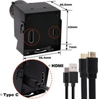 ELP 4K HDMI USB Webkamera 2.8-12mm Varifokusz Lencse, 2160P Ultra HD Kamera Élő Közvetítéshez 6