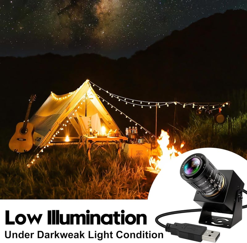 ELP 4K USB Kamera 120fps Golfütés Felvétel 12MP 3x Optikai Zoom Raspberry Pi