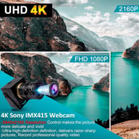 ELP 4K USB Kamera 4x Optikai Zoom 2160P Ultra HD IMX415 Szenzor Laptop Raspberry Pi 2