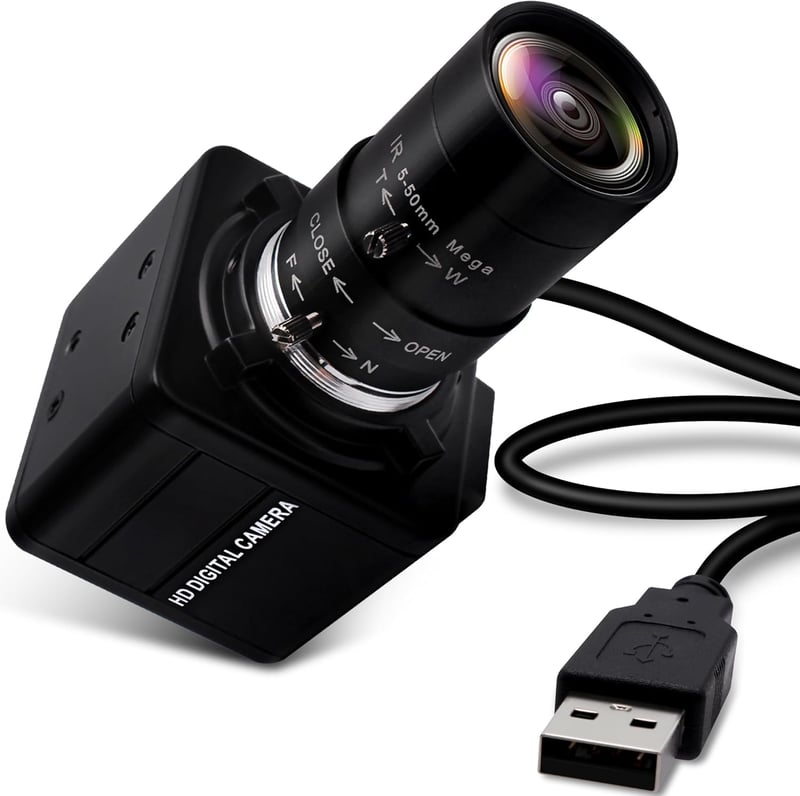 ELP 4K USB Webkamera IMX317 szenzorral, 5-50mm zoom, 2160P videókonferencia