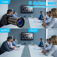 ELP 4K USB3.0 webkamera 10X zoom 5-50mm 60fps PC számítógép kamera 5