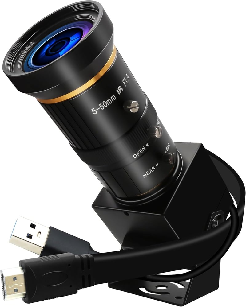 ELP 4K USB3.0 webkamera 10X zoom 5-50mm 60fps PC számítógép kamera