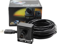 ELP 5MP USB Webkamera 2592x1944 Felbontással - 3.6mm Lencsés Fekete Alumínium Ház - Windows, Linux, Mac Kompatibilis Plug & Play Kamera 7