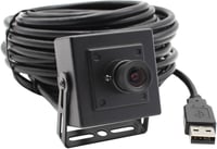 ELP 5MP USB Webkamera 2592x1944 Felbontással - 3.6mm Lencsés Fekete Alumínium Ház - Windows, Linux, Mac Kompatibilis Plug & Play Kamera 1