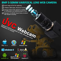 ELP 8MP USB Webkamera 2448P Manuális Zoom Objektívvel Mac/Windows/Linux Kompatibilis 5