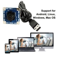 ELP USB riblje oko kamera - 1080P širokokutna web kamera od 180 stupnjeva, velike brzine 4