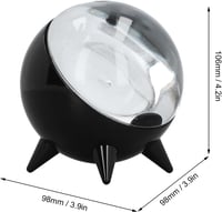 Elprico Ferrofluid hangvizualizáló mágneses folyadék ritmus lámpa fekete desktop dekoráció 7