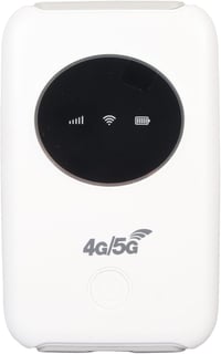 Elprico Hordozható 4G LTE WiFi Router, 300 Mbps Vezeték Nélküli Modem, SIM Kártyás, 3200 mAh Akkumulátor, Fehér 1