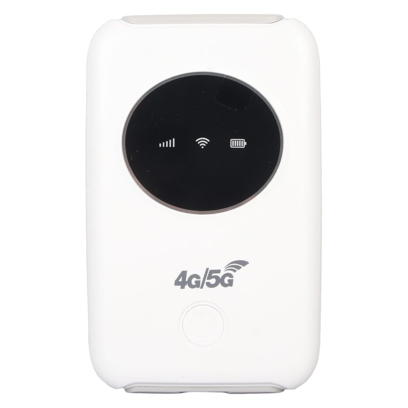 Elprico Prijenosni 4G LTE WiFi Router, 300 Mbps Bežični Modem, SIM Kartica, 3200 mAh Baterija, Bijeli