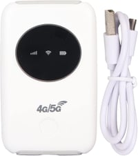 Elprico Hordozható 4G LTE WiFi Router, 300 Mbps Vezeték Nélküli Modem, SIM Kártyás, 3200 mAh Akkumulátor, Fehér 8