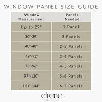 Priesvitný záves Elrene Home Fashions Vienna, 52x95 palcov, ľanová farba, 1 ks na okno 5