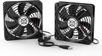 ELUTENG 120mm USB Ventilátor Dupla Ventilátorral, 3 Fokozat, PS4/Laptop/TV Box Kompatibilis 1