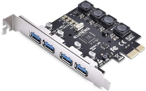 ELUTENG 4-portna PCIe USB 3.0 kartica za proširenje 5Gbps za stolno računalo