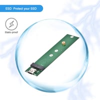 ELUTENG M2 SSD USB-C 3.1 Adapter UASP 6Gbps NGFF Ház 2280 2260 2242 2230 7