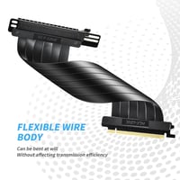 ELUTENG PCIe 3.0 16x Riser Kábel 20cm GPU Bővítő Csatlakozó 5