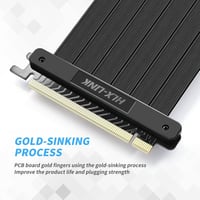 ELUTENG PCIe 3.0 16x Riser Kábel 20cm GPU Bővítő Csatlakozó 3