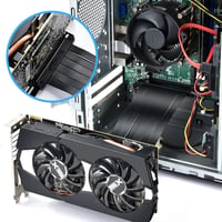ELUTENG PCIe 3.0 16x Riser Kábel 20cm GPU Bővítő Csatlakozó 7