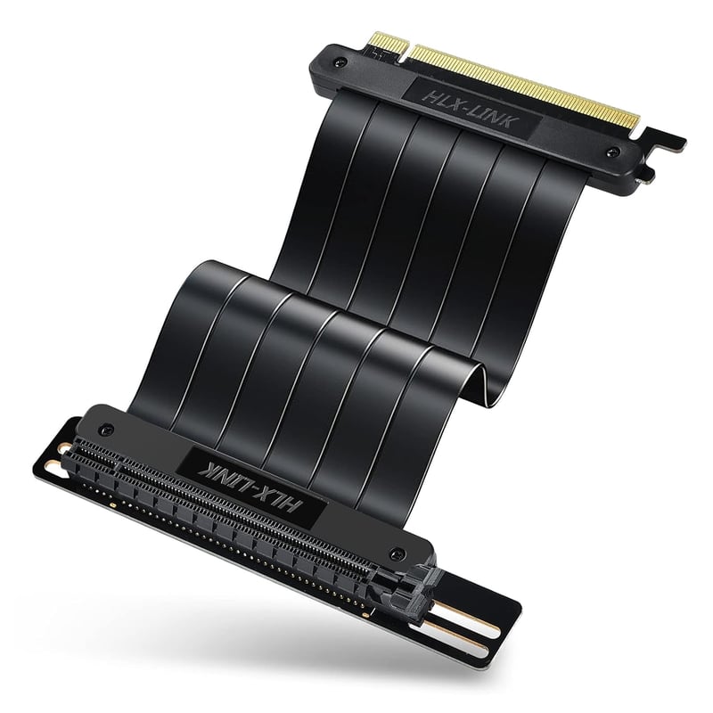 ELUTENG PCIe 3.0 16x Riser Kábel 20cm GPU Bővítő Csatlakozó