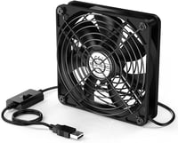 ELUTENG USB ventilátor 3 fokozatú sebességgel, csendes hűtőventilátor PC-hez 1