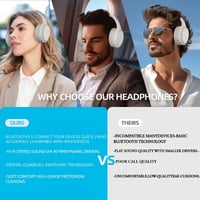 Bezdrôtové slúchadlá elzle XN135 Bluetooth 5.3 s mikrofónom, 82 hodín 4
