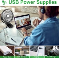 ELZO Mini Klip Ventilátor 5000mAh USB Asztali Hordozható Töltöttöl Csendesen Működő 5