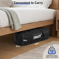EMART 100 colos hordozható kivetítővászon állvánnyal 16:9 4K vetítővászon, hordtáskával otthoni mozi, színház, buli 6