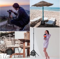 EMART 2 db Homokzsák Fotó Tripod Stabilizátor Stúdió és Kert Használatra 7