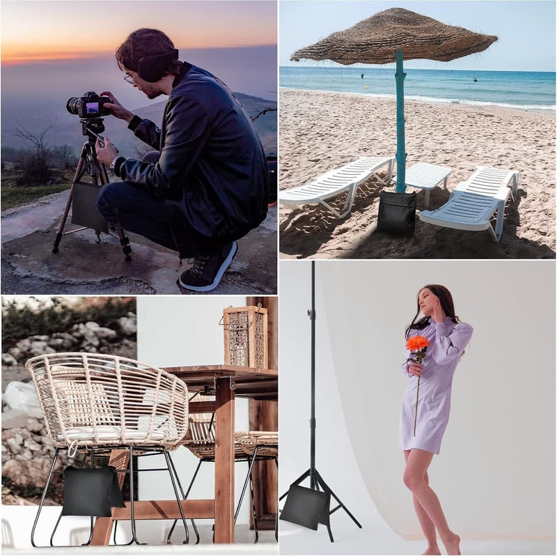 EMART 2 db Homokzsák Fotó Tripod Stabilizátor Stúdió és Kert Használatra
