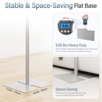 Suport de Fundal EMART 3x3 m, Sistem Tip "Pipe and Drape", Stativ pentru Decorațiuni de Nuntă, Argintiu, Versiune Heavy Duty 2