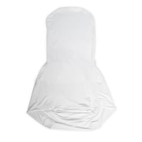 Set 100 Huse pentru Scaune EMART Alb, Elastice, din Poliester, Stretch, Universale, pentru Evenimente și Nunți 5