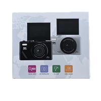 Digitálny fotoaparát EMEBAY 5K 75MP so 64GB kartou, 18x zoomom, 3-palcovou výklopnou obrazovkou, stabilizáciou obrazu, selfie kamera pre začiatočníkov a tínedžerov 4