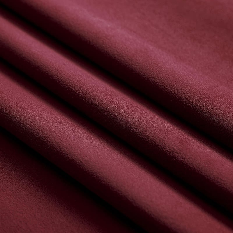EMEMA Rotwein 2 sötétítő függöny 140x280 cm bordó velúr hálószobához
