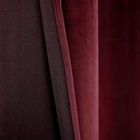 EMEMA Rotwein 2 sötétítő függöny 140x280 cm bordó velúr hálószobához 5