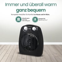 Emerio FH-106737.2 hordozható ventilátoros fűtőgép 2000W termosztáttal 2