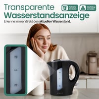 Emerio Vízforraló 1L 900W Víztartály Szintjelzővel Szárazfutás Védelem 4