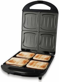 Emerio XXL szendvicssütő 4 részes készlet, 1300W, nem csöpög, BPA mentes 5