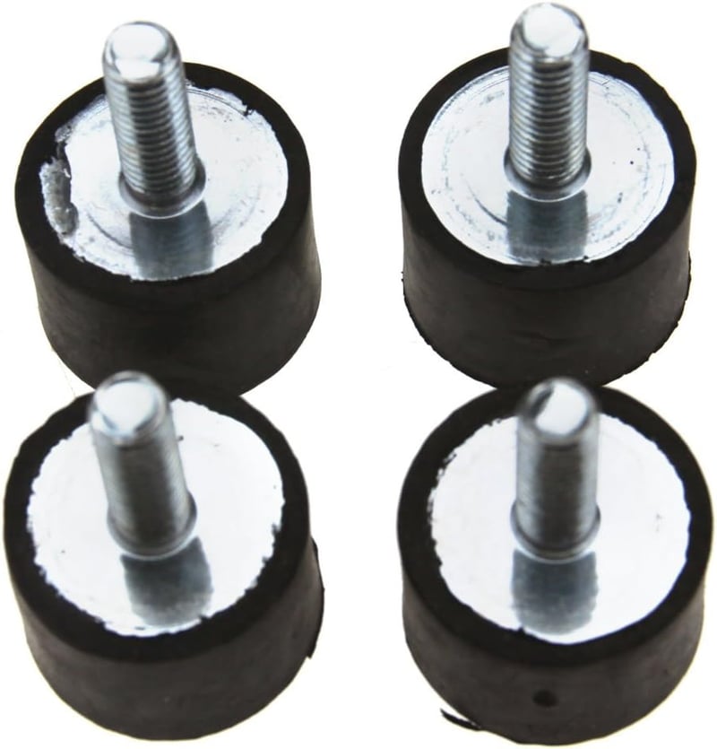 EMMA Rezgéscsillapító Gumi Csavarok M8 20x30mm - 4 db Hatszögfejű Rögzítőelem Gépekhez, Motorokhoz

AI: I've created a Hungarian title for t