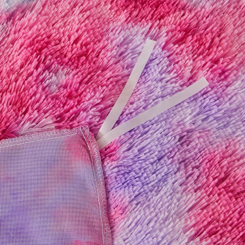 EMME Plush Flannelette Ágyneműhuzat Szett 220x240 cm Szivárvány Pink Lila