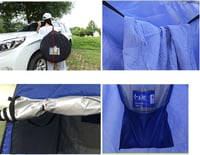 EMMEXX Összecsukható zuhanysátor Pop Up 1,2x1,2x1,2 m beltéri kültéri zöld hordtáskával 6