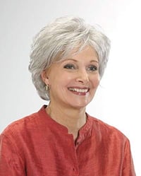 EMMOR Rövid Ezüstfehér Paróka Nőknek - Emberi Haj és Hőálló Szintetikus Szálak Keveréke, Pixie Göndör Frizura Frufruval, 101# Szín 1
